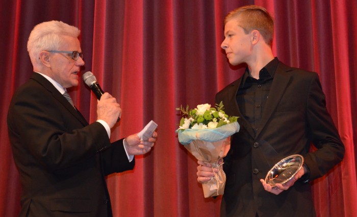 DASU`s præsident C.C. Hansen og Daniel Lundgaard